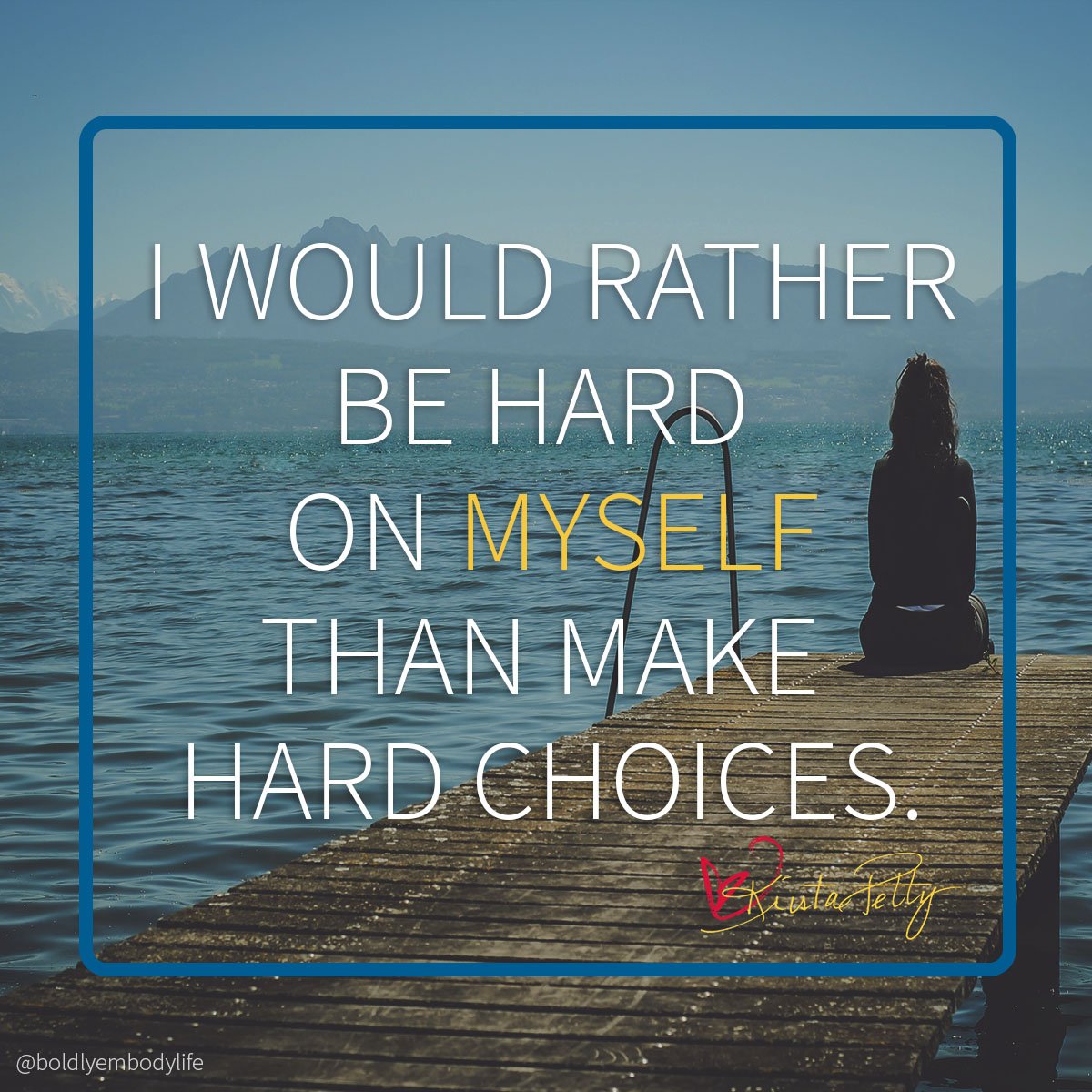 BoldlyEmbody's tweet photo. Take inventory on where you are hard on yourself, and choose something else that forwards you. Perhaps there could be another opening or possibility. And always remember, you are deeply #loved.

#BoldlyEmbodyLife #YouGotThis https://t.co/RJG474cxyA