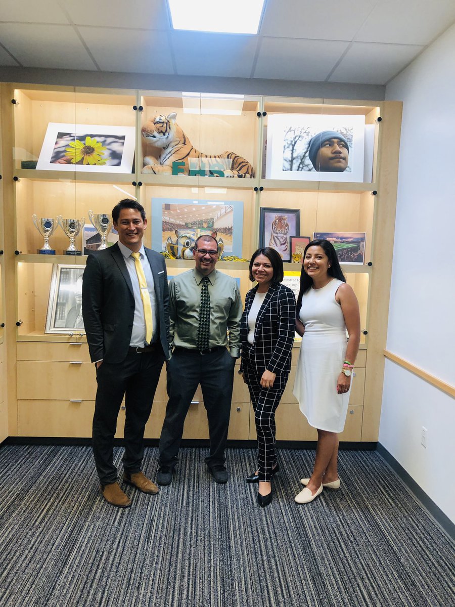 FremontTigers's tweet photo. Happy First Day from the Fremont Admin Team! #gotigers #iamfremont #leadership #peace #joy #laughter #culture https://t.co/TghI1EwqCm