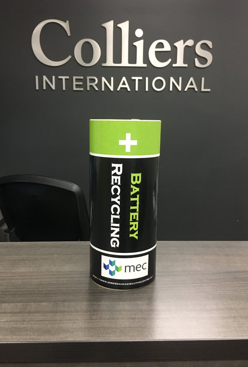 MissExecCentre's tweet photo. Did you know MEC has a battery recycling program? #recycle https://t.co/YnjfowZq9D