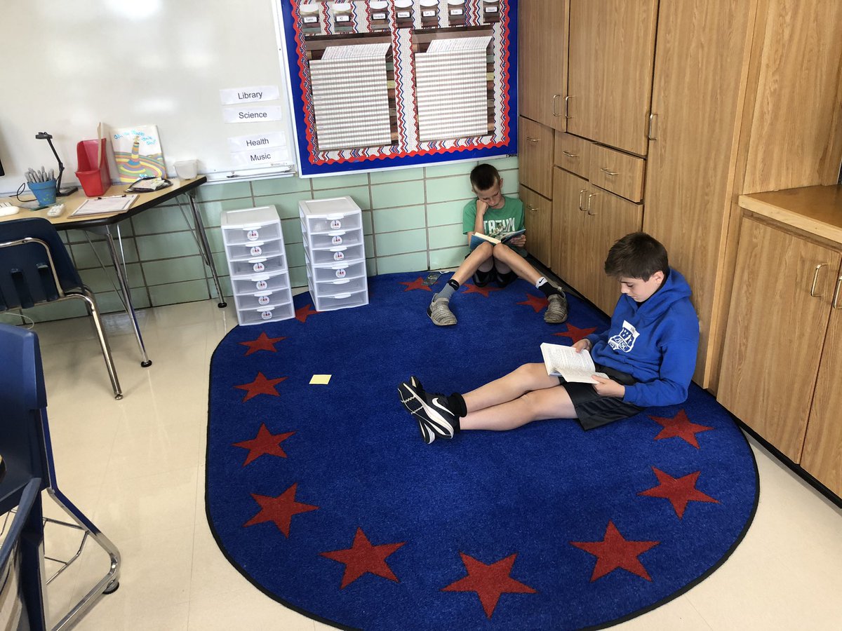 MrsPrejzner's tweet photo. Building our stamina so we can #readlikeaboss in fifth grade! https://t.co/b3pO66TzEz