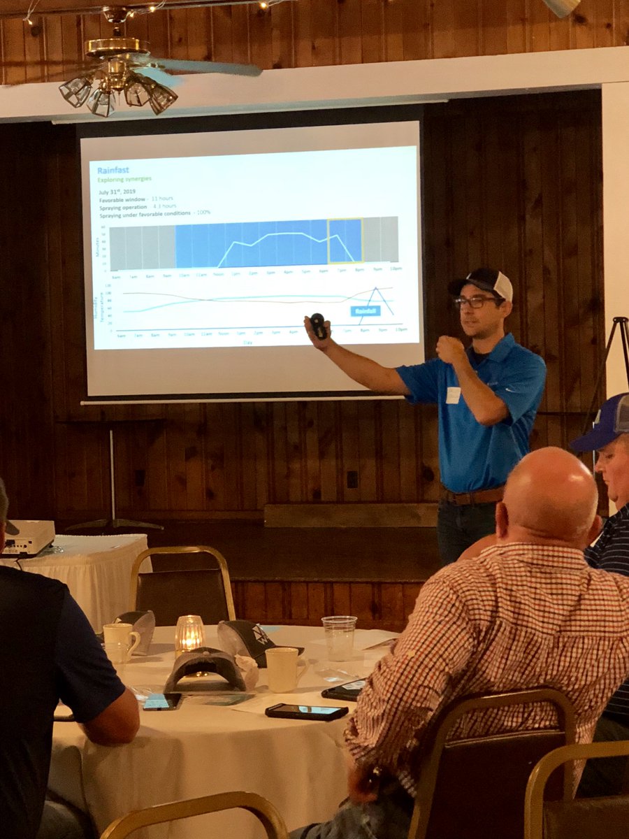 WHINnetwork's tweet photo. The WHIN Ag Alliance Summit is underway! @Solinftec_BR, Alliance Ag tech partner, is showing the members the insightful data that has been collected from their implements this growing season. #DataDrivenDecisions #AgTech #IoT #Technology #DataDecagon https://t.co/U134kYEEok