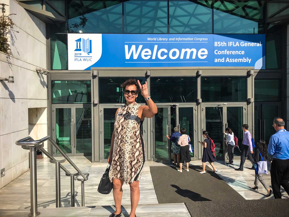 Hello from <a href="/iflawlic/">IFLA World Library and Information Congress</a> in Athens where I'm joined by 3636 delegates from 140 countries. This year's theme is "Libraries: Dialogue for Change." #wlic2019