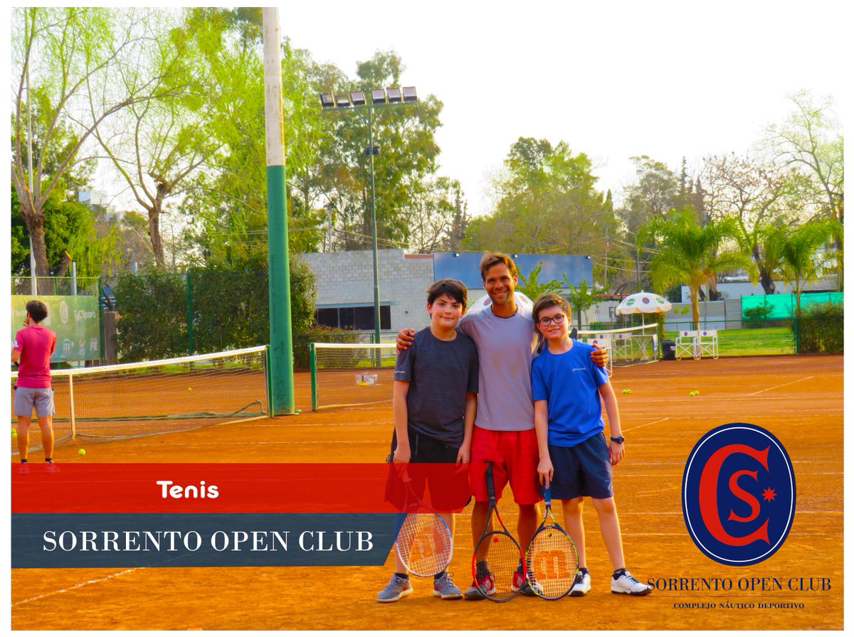 🎾¡ Juntos disfrutamos de #Tenis en el #Club   ! 🎾
-----------------------------------------
⚓️#Sorrentoopenclub
341 6 41 6000 | 454 5269
🏡José Hernández 831-Rosario