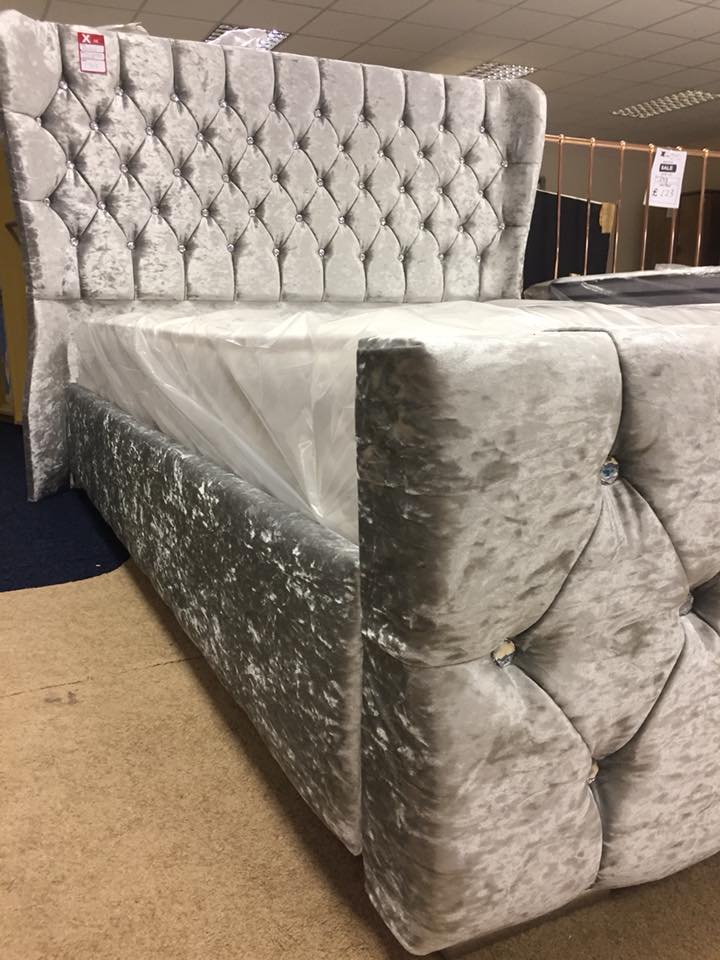 XcatOnline's tweet photo. Kendal Designer Bed Frame - This beautiful made bed frame is available in different sizes, colours and materials. These are hand made to order and can be made to match your personality or decor 😏 link: https://t.co/7gqfrFfscF #xcat #Ulster #northernireland https://t.co/93gWEroOcY