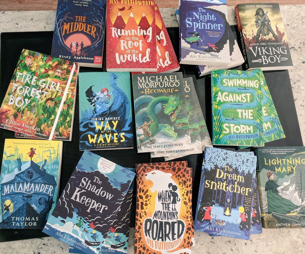 MrsOshTutors's tweet photo. New books for my new class @WellsPrimary. Have been well entertained this summer reading them. https://t.co/ucpkoquNpQ