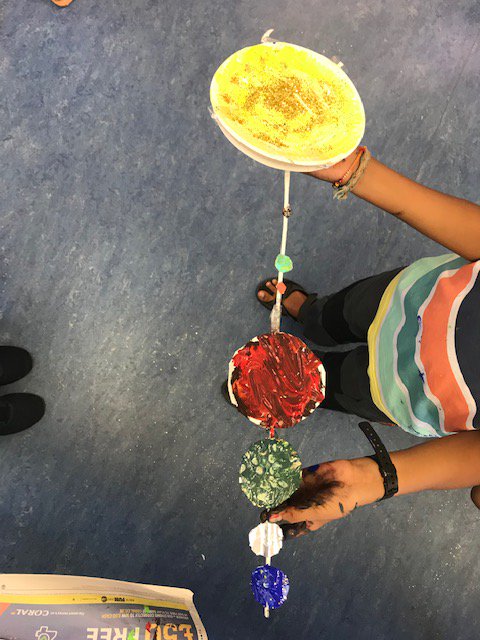 BarnetLibraries's tweet photo. Check out the wonderful creations made by the children at #NorthFinchleyLibrary Space Chase Fun session. They now have a selection of planets, aliens & spaceships on display! Hop into your spaceship today & check them out and grab a book while you are there! @readingagency https://t.co/BjBnfsZ1ev