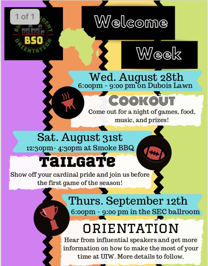 Don’t forget the first event held by us is TOMORROW!! Be sure to come eat, meet everyone on campus, and most importantly HAVE FUN. See y’all soon ❤️ #UIW22 #UIW23 #UIW #WELCOMEWEEK