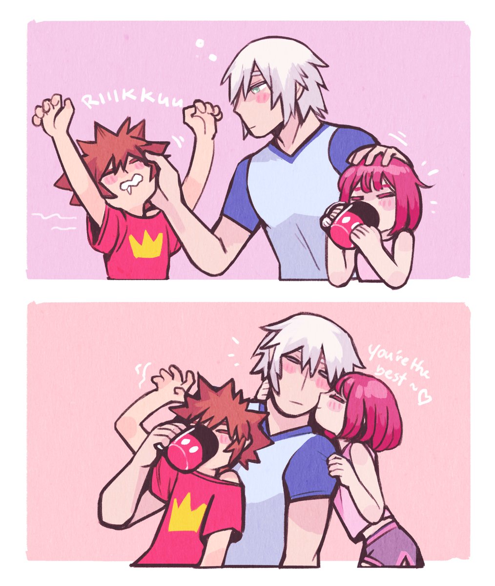 coffee tastes best when someone else makes it~

#KingdomHearts #SoRiKai 