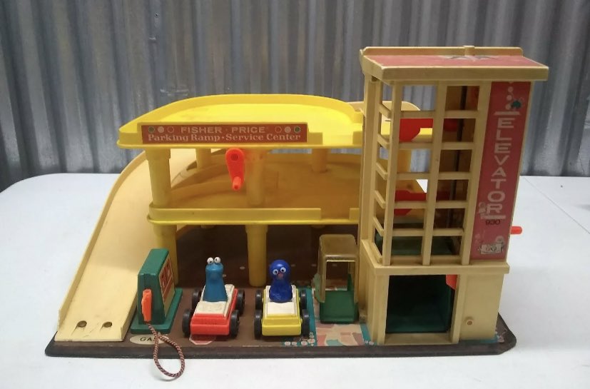 Super70sSports's tweet photo. You can’t tell me putting a gas pump at the exit of a parking garage was a good idea:

“Why is this taking so long?”

“Well, I think the fucking Cookie Monster is filling up his tank.” https://t.co/R3a7YfKK8U
