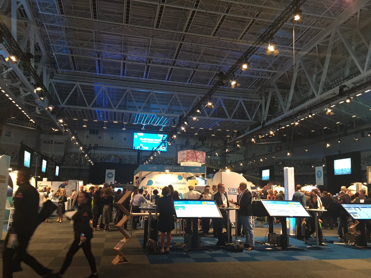 JaniceSWNg's tweet photo. Excited to be at the World Water Week #WWWeek learning new #innovation #businessmodel and #financialmodel for commercialising #WASH technogy and projects https://t.co/DfAxq6HDBP