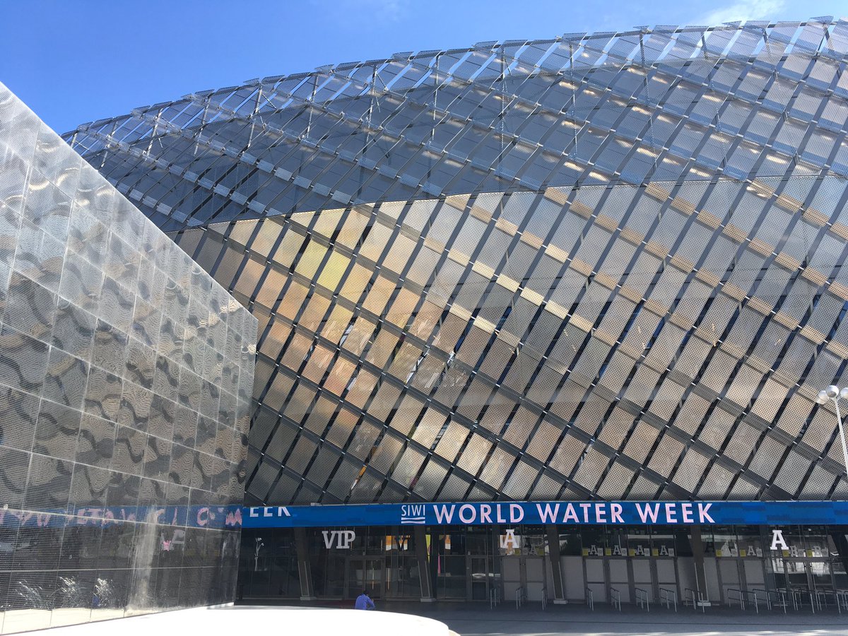 JaniceSWNg's tweet photo. Excited to be at the World Water Week #WWWeek learning new #innovation #businessmodel and #financialmodel for commercialising #WASH technogy and projects https://t.co/DfAxq6HDBP
