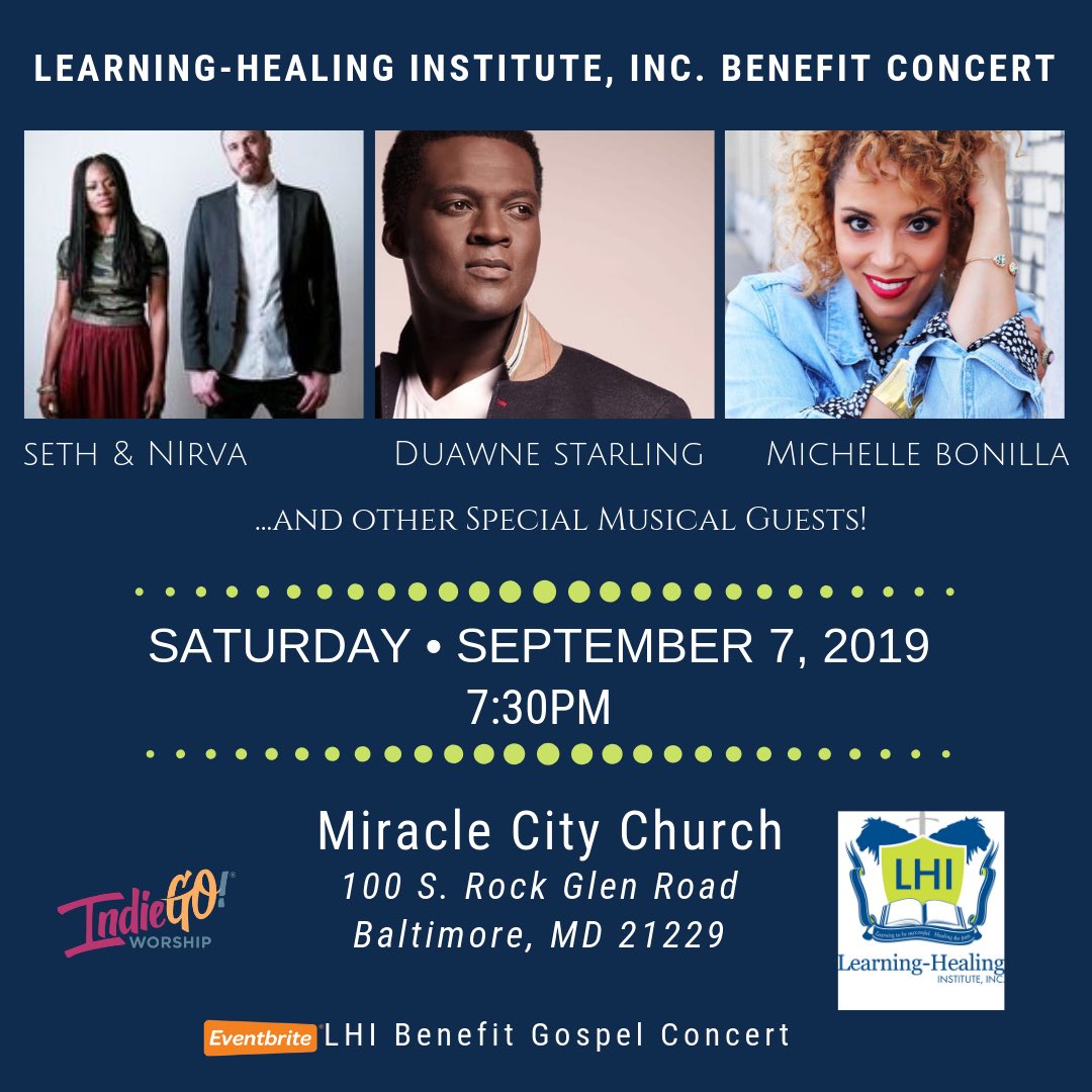 IndieGoInspire's tweet photo. @indiegoworship FALL SEASON 2019! We’re coming to BALTIMORE 9.7.19! JOIN @sethandnirva @MichelleBonilla @Duawne and MORE for this event! For tickets: @eventbrite This is gonna be LIT!!🔥🙌💯 https://t.co/T2NRYxRiWM