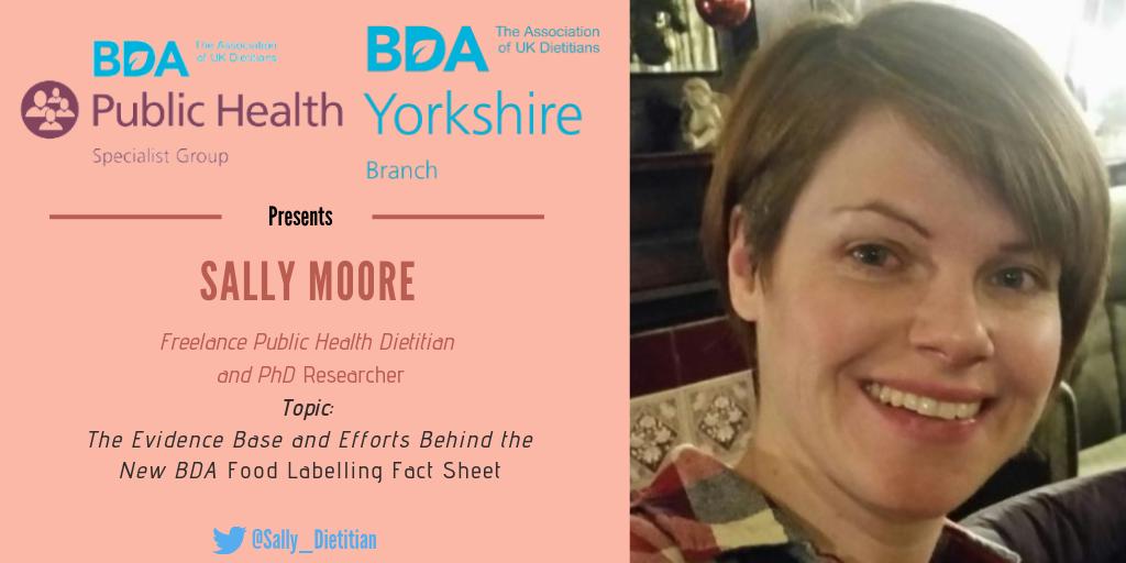 NusratkRD's tweet photo. Introducing @Sally_Dietitian speaker for our @BDAyorkshire and @BDAPublicHealth joint event 😃

Event: Public Health &amp; Nutrition: From Strategy to Seeing Clients 
Date: Sat 19th October 2019  (9am - 4pm)
Place: @leedsbeckett Rosebowl City Centre 

Tickets: https://t.co/VFIjdHXVeH https://t.co/PWLdjVeXIG