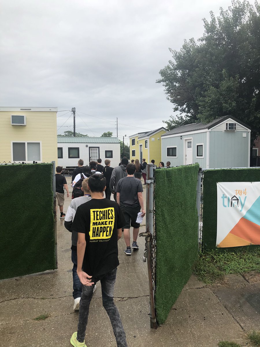 mrDuffey_3's tweet photo. Wow, what an amazing trip to @tryittiny to learn more about tiny houses for our tiny house build! Thanks for the tour and all the great information! @PurduePolyHS @PPHSIndyNorth @LifeAtPurdue #tinyhousebuild #tryittiny https://t.co/Nc51TJ8JIF