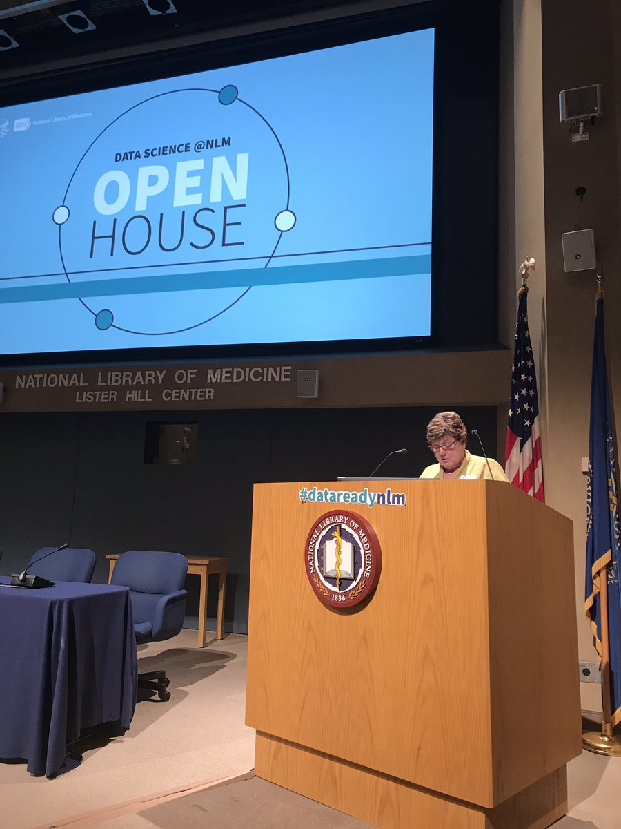 BabskiDianne's tweet photo. Excited to be at the #datareadynlm open house sharing ideas and stories w my NLM colleagues! “We are ahead of the curve” https://t.co/NTIZeb34I1