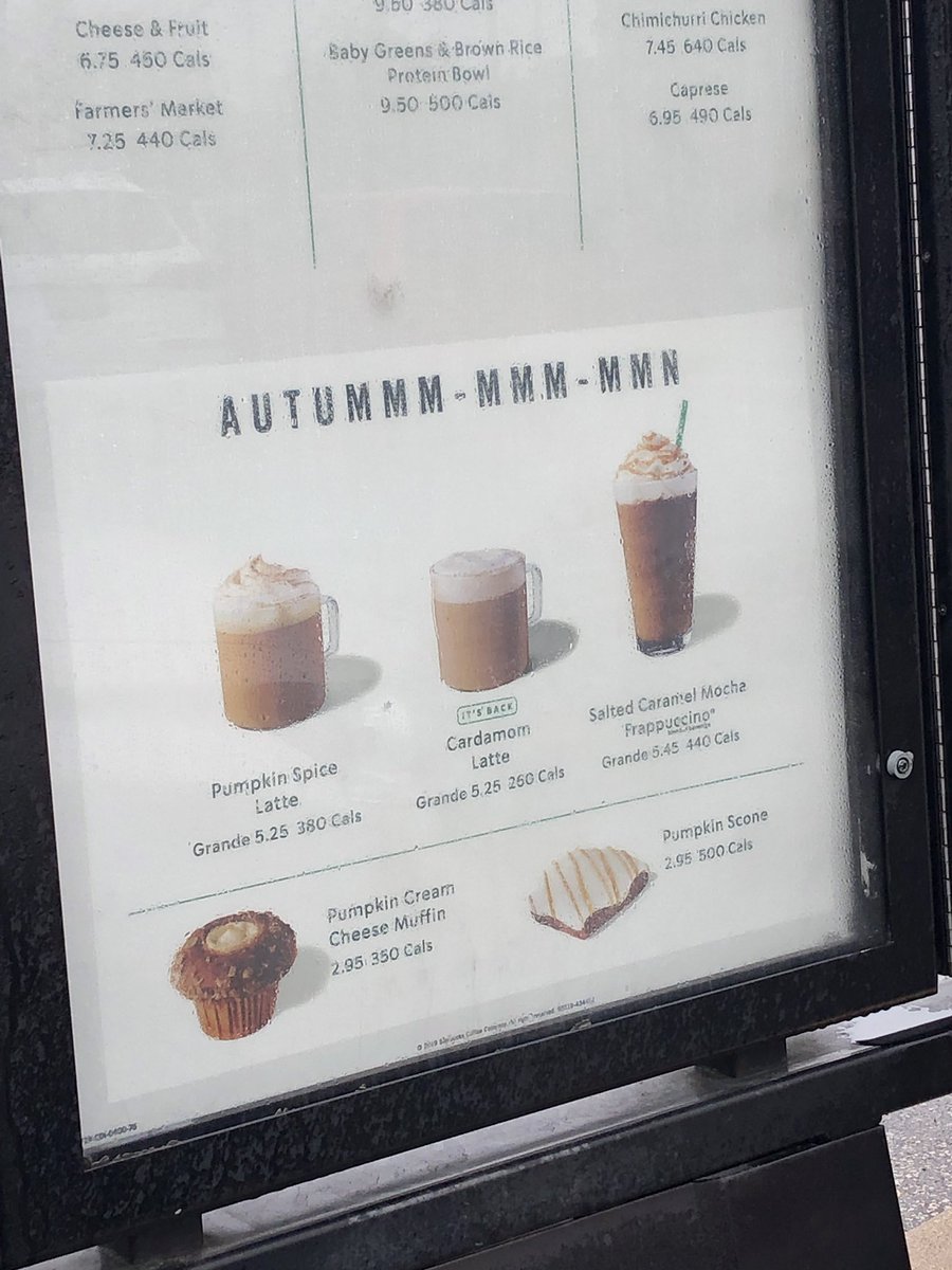 No! No, no, no! On behalf of all Canadians - check the calendar <a href="/Starbucks/">Starbucks</a> It’s NOT Autumn! Stop it! You and your #PumpkinSpice nonsense! Ugh 🙄