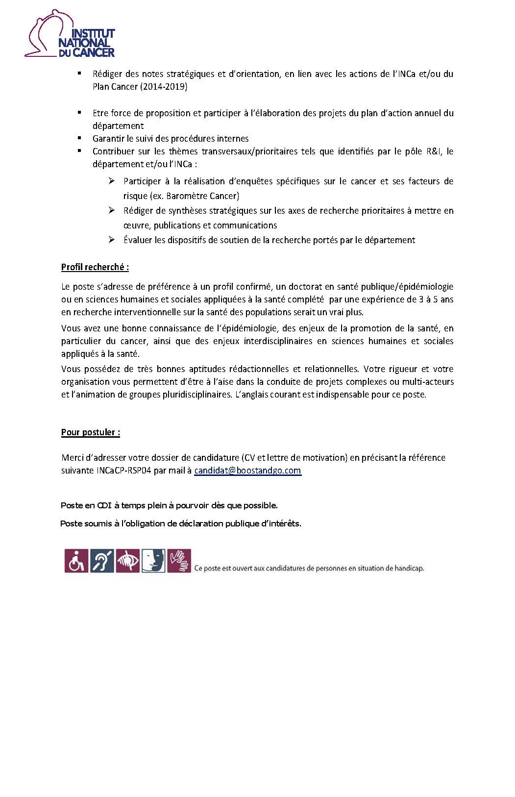 Lettre De Motivation Handicap