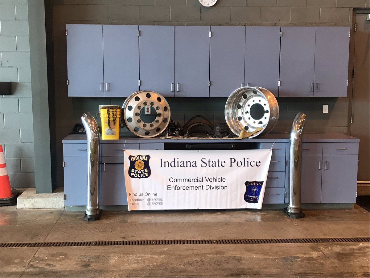 ISPCVED's tweet photo. All set up for @intrucking at I 70 Terre Haute! https://t.co/n0l0bPWzw3