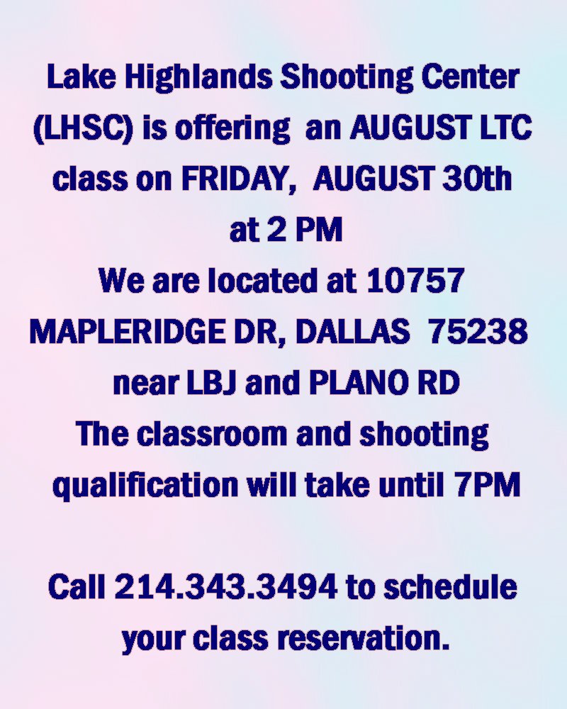 Lake Highlands Shooting Center tweet media