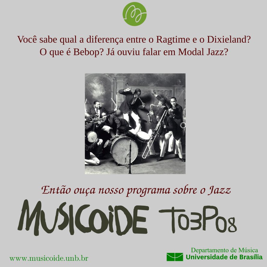 Musicoide2's tweet photo. Programa de agosto de 2019 sobre a história do jazz 
  https://t.co/A96xFNCc99 https://t.co/UojTN5hyNg