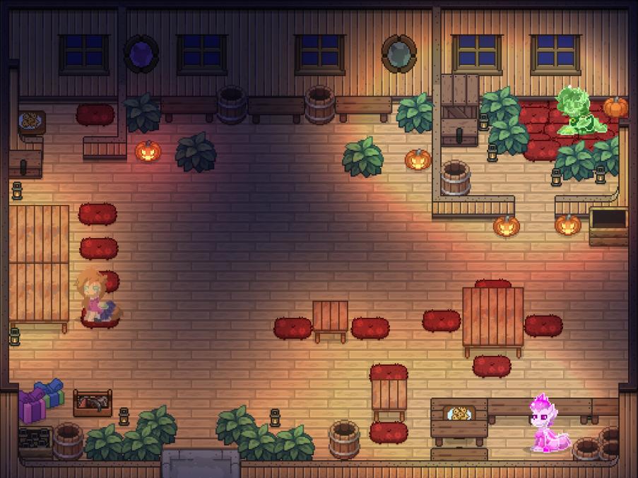 // yall we chillin on ponytown 😔 come join we made a home