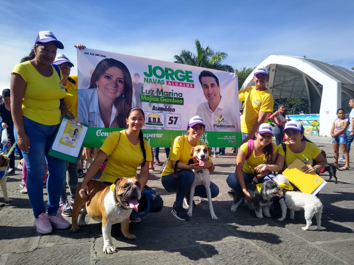 LuzAsamblea's tweet photo. En la caninaton con nuestros amigos peluditos, apoyando el centro de bienestar animal en Piedecuesta #Unaluzparasantander #Jorgenavasgranados #ADA57 https://t.co/pVv00Ed1s8