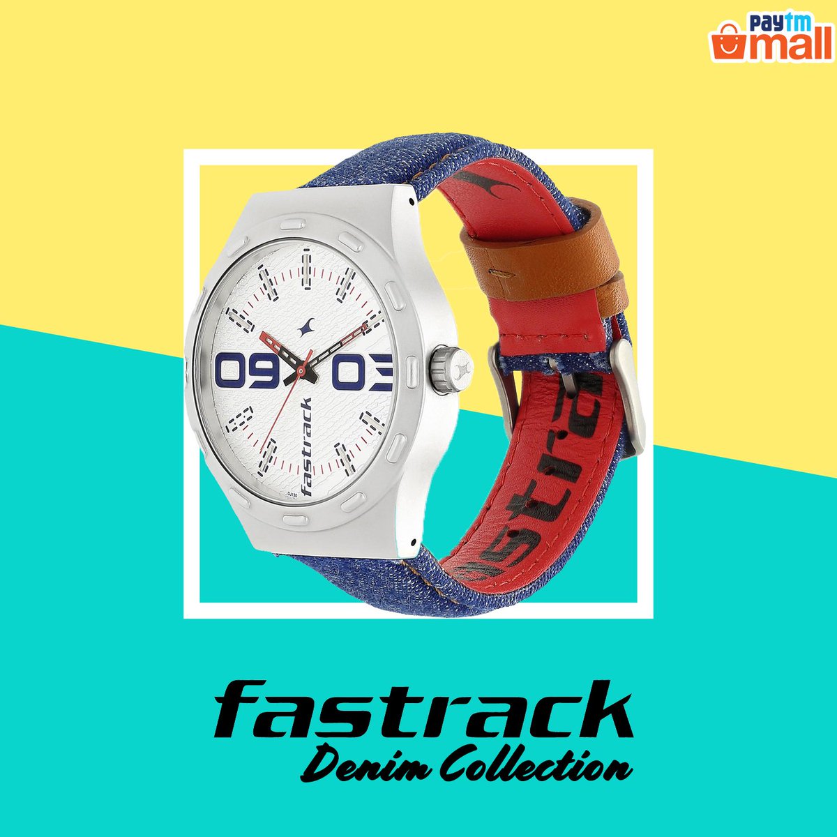 Fastrack - Buy Fastrack Denim Analog White Dial Men's Watch  3188KM01/NN3188KM01 |Bharat Time Style