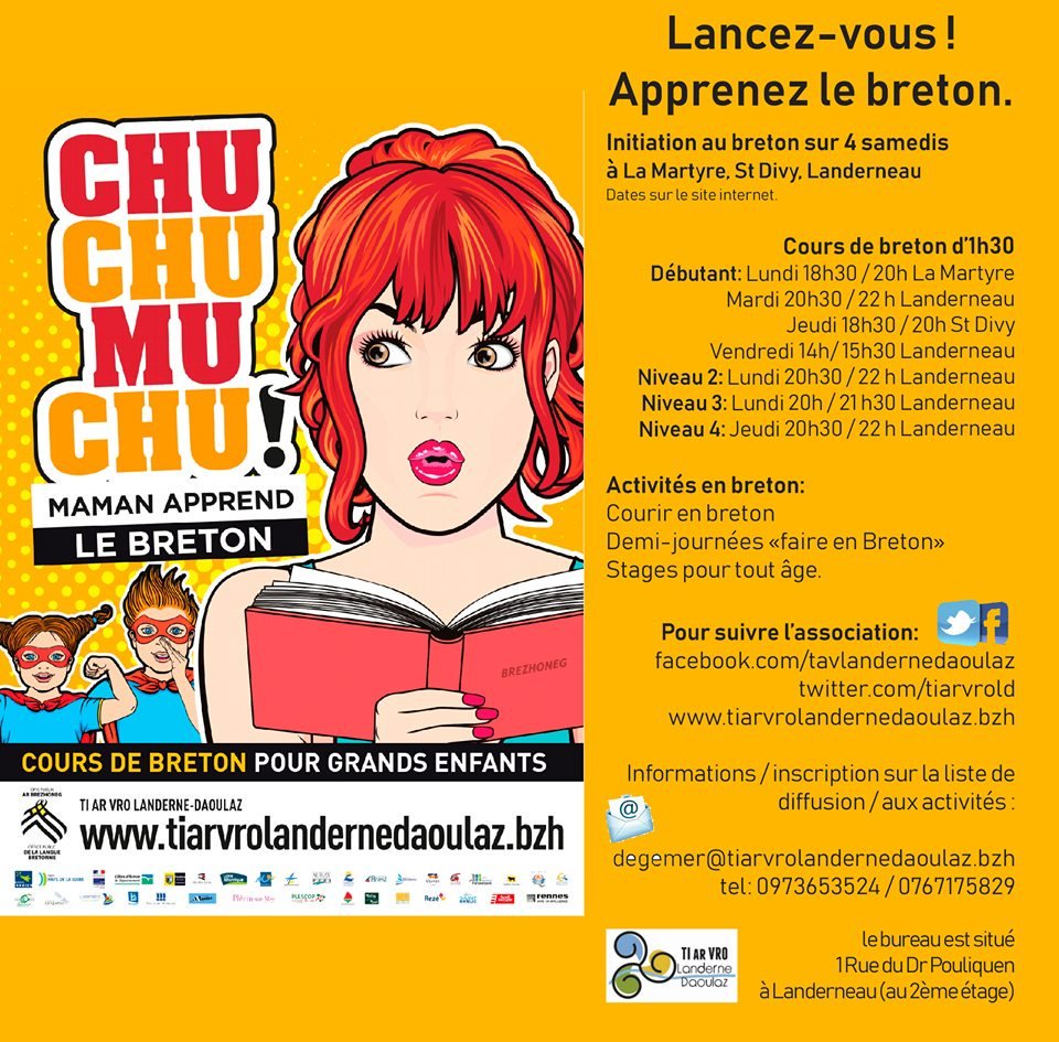 An distro ! La rentrée.
Et trois nouvelles propositions pour les débutants. urlz.fr/aoG7
<a href="/TLGLanderneau/">TélégrammeLanderneau</a> <a href="/OuestFrance29/">Ouest-France 29</a>  #brezhoneg @Francebleubzh <a href="/DivYezhBreizh/">Div Yezh Breizh</a> <a href="/dihunbreizh/">Dihun Breizh</a> <a href="/DiwanPlougastel/">Diwan Plougastell</a> <a href="/Diwan/">Diwan</a>