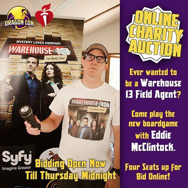 To Bid Go To: ift.tt/2ZuJTRV
The event will be held in the Westin on Saturday, August 31st winning bidders will gather at 8 pm. Must have a Dragon Con Badge. <a href="/eddiemcclintock/">EDDIE MCCLINTOCK</a> @infinitedreamsgaming #dragoncon2019
#dragonconcharity #dragonconboardgames #hearthero #amer…