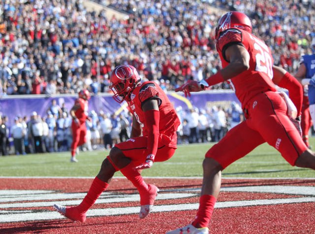 UtahMan1850's tweet photo. #Roadto62
Win #58 - 12/19/2015 - In the first postseason meeting between the schools, Tevin Carter and Domo Hatfield each had pick-6s as the Ute defense forced 5TOs and Joe Williams ran for 3 TDs as Utah beat BYUWHL8STUATTATS61344 35-28 in Bronco Mendenhall's last game as coach https://t.co/iiMfT8t7Y0