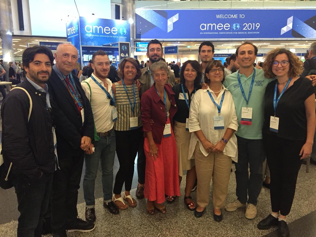 Delegazione Italiana al congresso Medical Education #AMEE2019 #istitutosuperiorediosteopatia #SIPeM