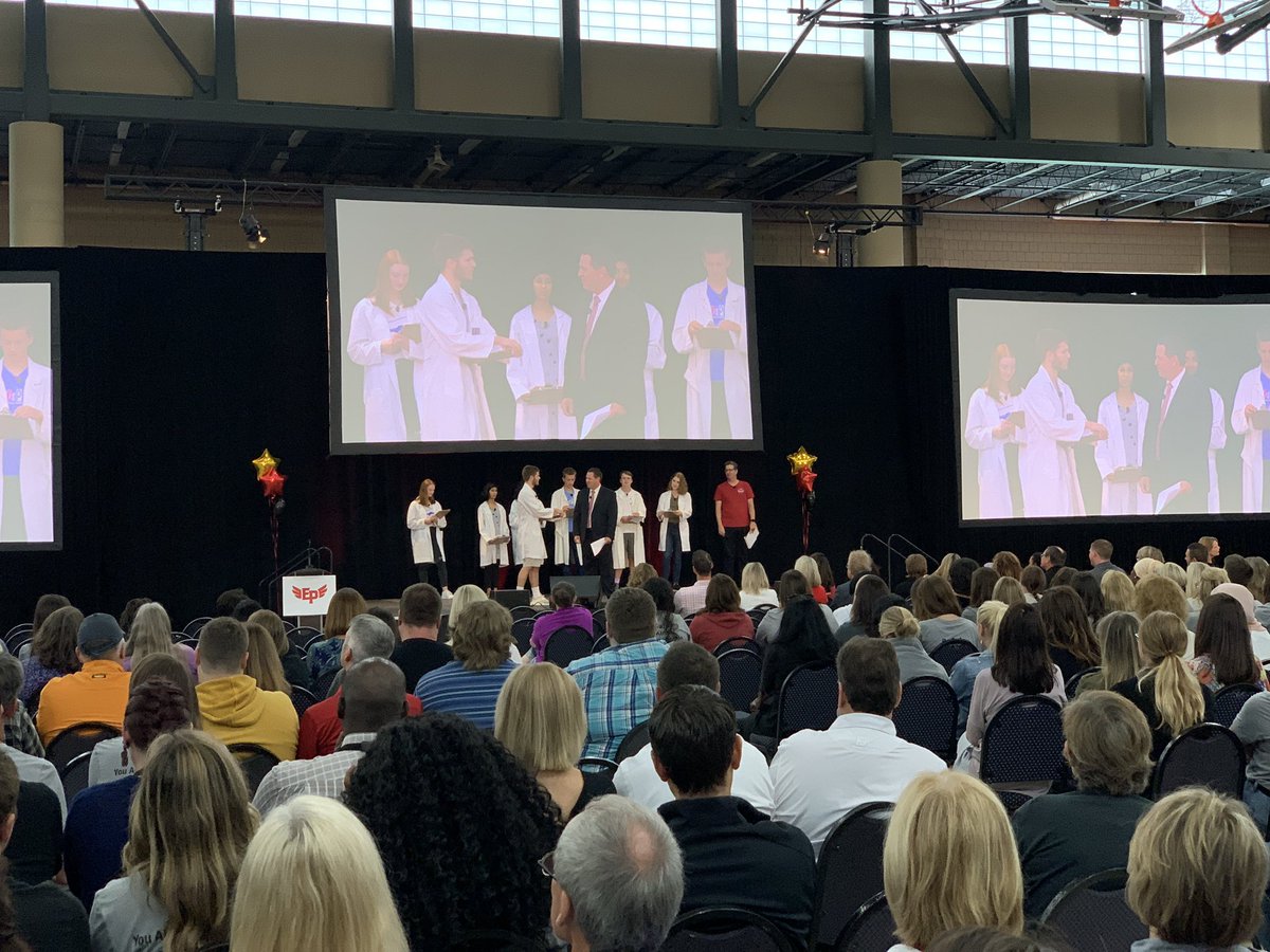 EPS272's tweet photo. Students asked @Supt_Swanson questions about the upcoming year during our Staff Kick-Off and he said “I’m excited to see the learning and relationships in and out of the classroom. I’m really excited to start the 2019-20 school year!” #weareinspired https://t.co/tLgC09OjNc