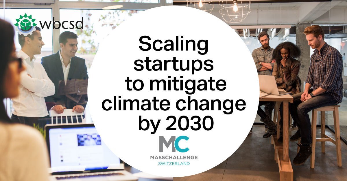 MassChallengeCH's tweet photo. @MassChallengeCH and @wbcsd  join forces to identify and scale the 10 most promising #startups to mitigate #climatechange by 2030. Find out more &amp; stay tuned: https://t.co/ky6XxjYda7
#LeadTransformSucceed #BuhlerNWD19 https://t.co/S2ElJo4adg
