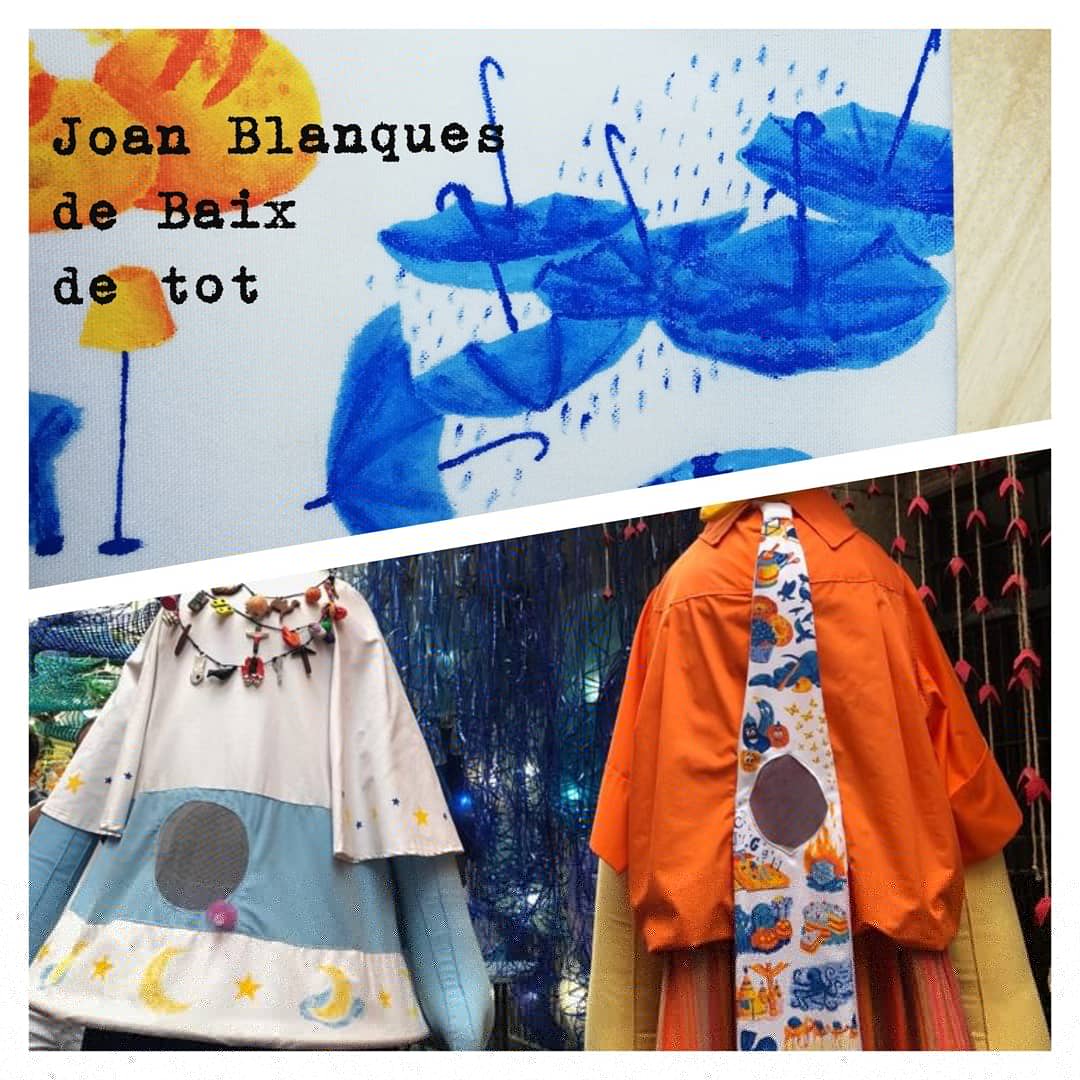 GegantsdeGracia's tweet photo. Per celebrar el 20Ăš aniversari, durant la @festagracia el #Torradet i la #Gresca van lluir una corbata i un collaret elaborats artesanalment per membres de la colla! En ells hi sortien representats els 24 carrers i places guarnits amb totes les seves temĂ tiques! @Cultupopularbcn https://t.co/iRoCzFWccU
