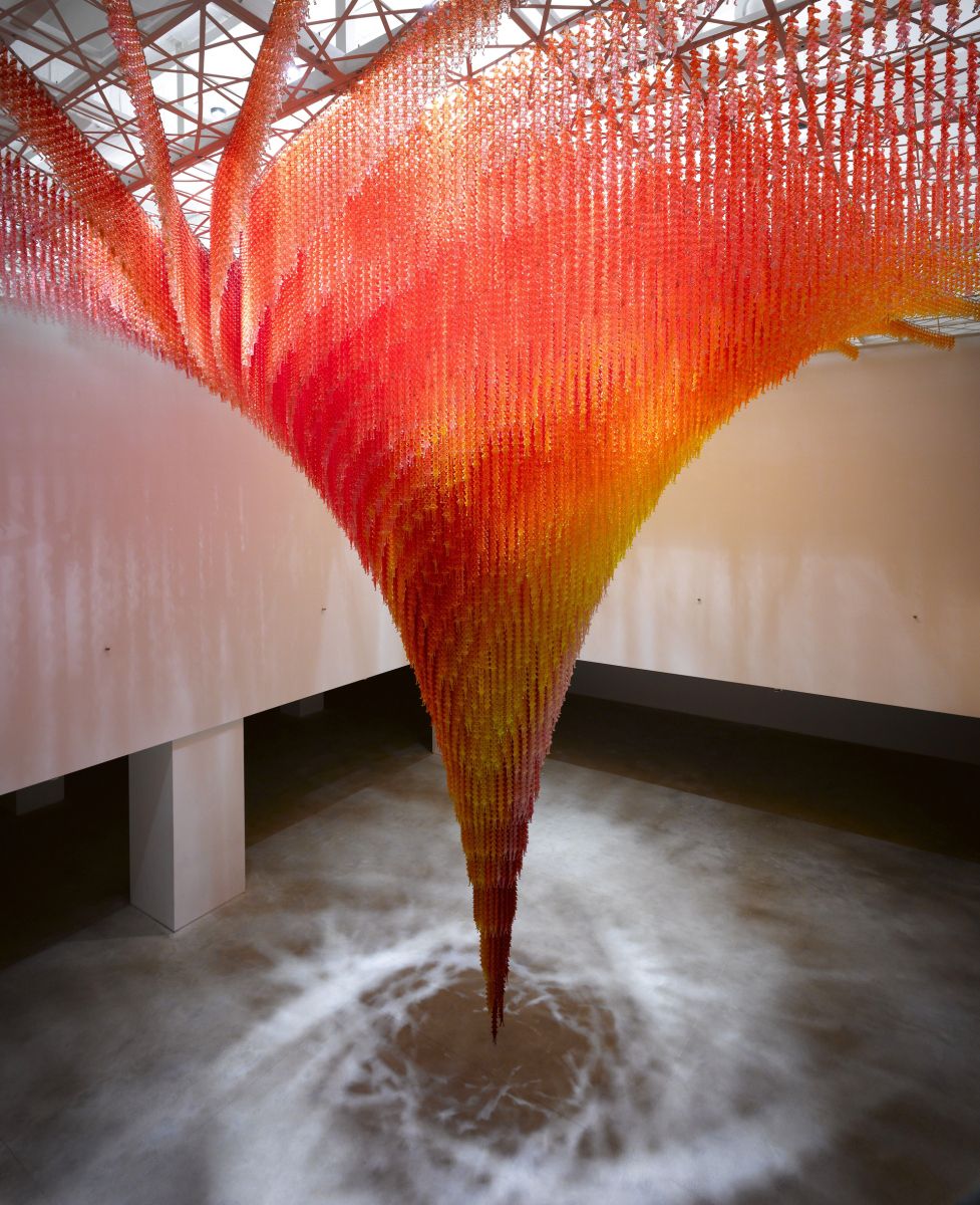 AestheticaMag's tweet photo. The Do Ho Suh exhibition @CantorArts looks at migration and transnational identity – featuring multicoloured artworks comprising hundreds of small figures. https://t.co/zGur0qFQ4W https://t.co/znsZosD1yy