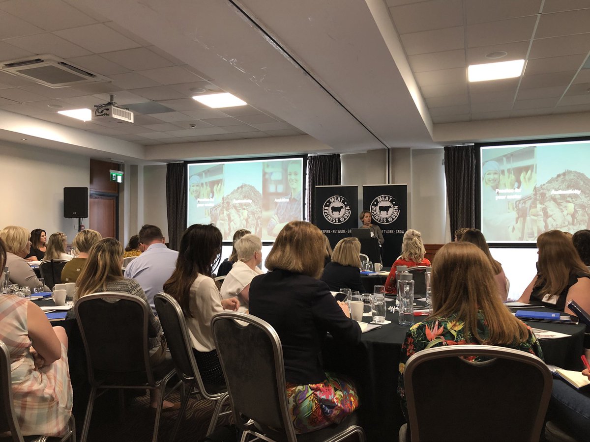 MeatWomen's tweet photo. The meat sector is the most exciting industry to work in says Tara McCarthy @Bordbia #mbw19 https://t.co/GNKJYrRR9x