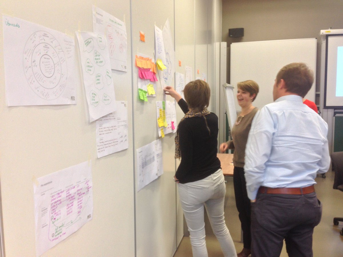 PeelNu's tweet photo. Creating a research wall enables you to identify patterns within your data, artifacts and ideas
#peelnu #peelAntwerp #servicedesign #DesignThinking #servicedesignthinking #researchwall https://t.co/AUnXa6Fhc5