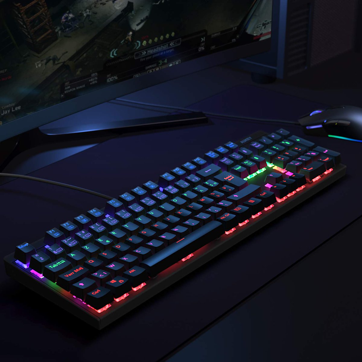 Led keyboard setting