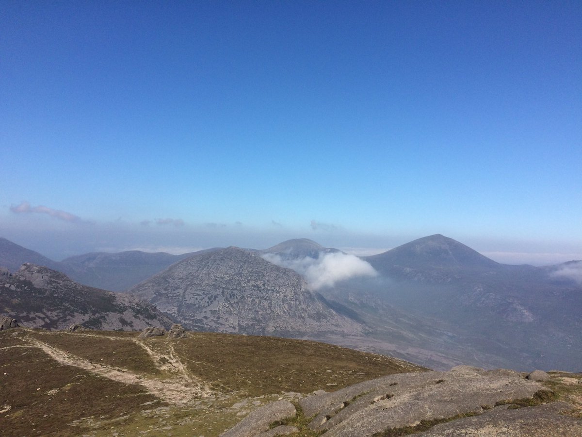 Nice weekend for a hike in the Mournes.