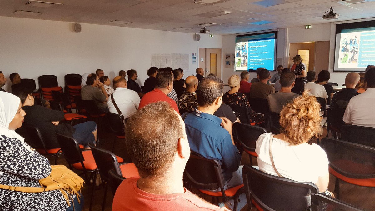 ProfCuzzit's tweet photo. #VersUnMétier de #RestoCollective en #IAE élargie aux opportunités de l’ #IAE
42 présents au @pole_emploi #MontpellierCévennes : Témoignages #Avitarelle et sur #VSI
🎯 prépa au #JobDatingIAE du 7/10 à agence #MasDeGrille et 💪candidatures spontanées
👍 Joelle, Leila, Patricia https://t.co/78m1o6fRGB