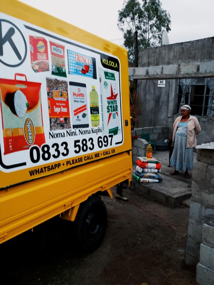kuloola's tweet photo. Kuloola is South Africa’s first rural online grocery store. We fulfill rural citizens orders and deliver their grocery items to their door step within 24 hours. To order CALL * WHATSAPP * SMS ON 083 358 3697.
Delivery is R35.
We take SASSA cards as well for payments. 
#DJSBU https://t.co/h0KpJTzmmA