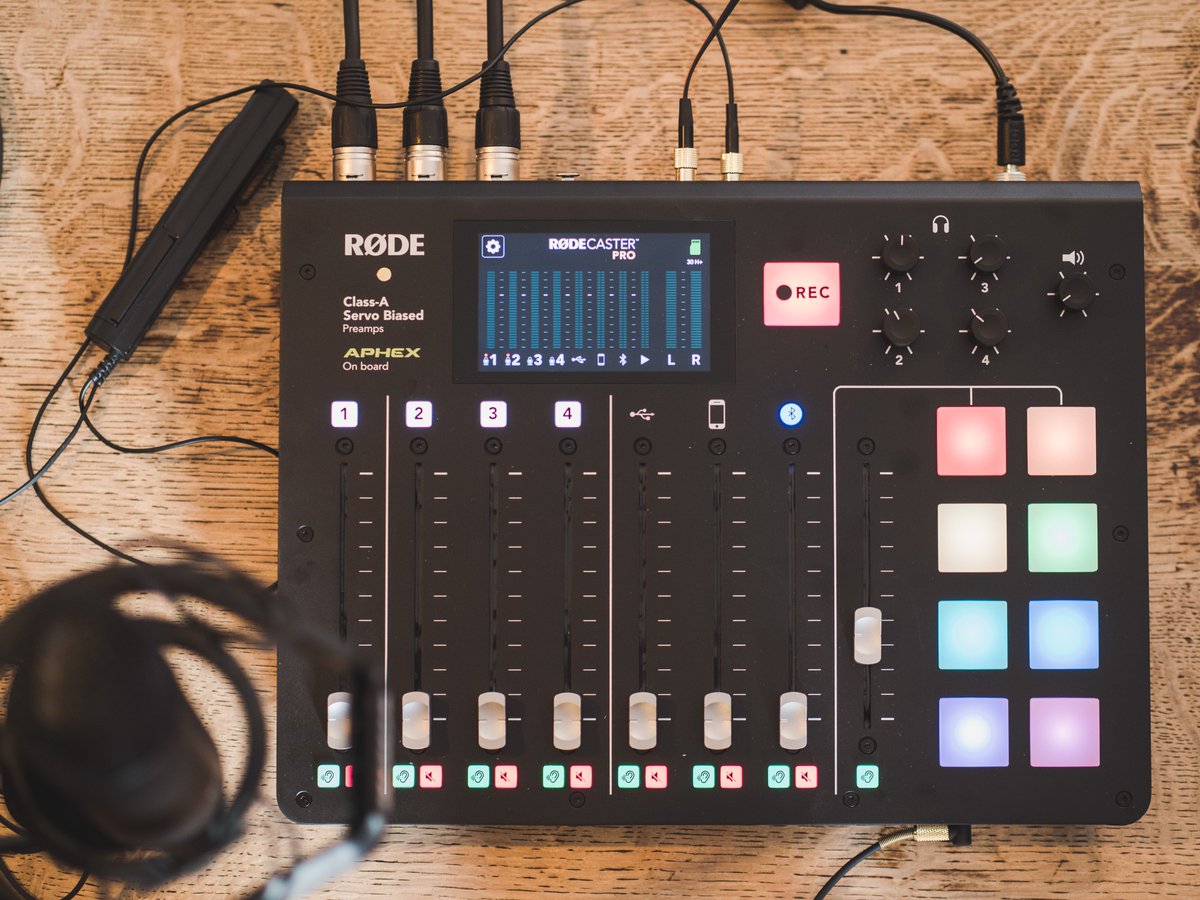 RossGrievePhoto's tweet photo. If you love your podcasting then this update is for you. The RØDECaster Pro V2 firmware update. Stacked with loads of new features. Well done @rodemics for just being awesome. For all full details read the blog here https://t.co/juGpDqleRp #podcasts #audio #røde #rodetrip https://t.co/r58F8ENeGo