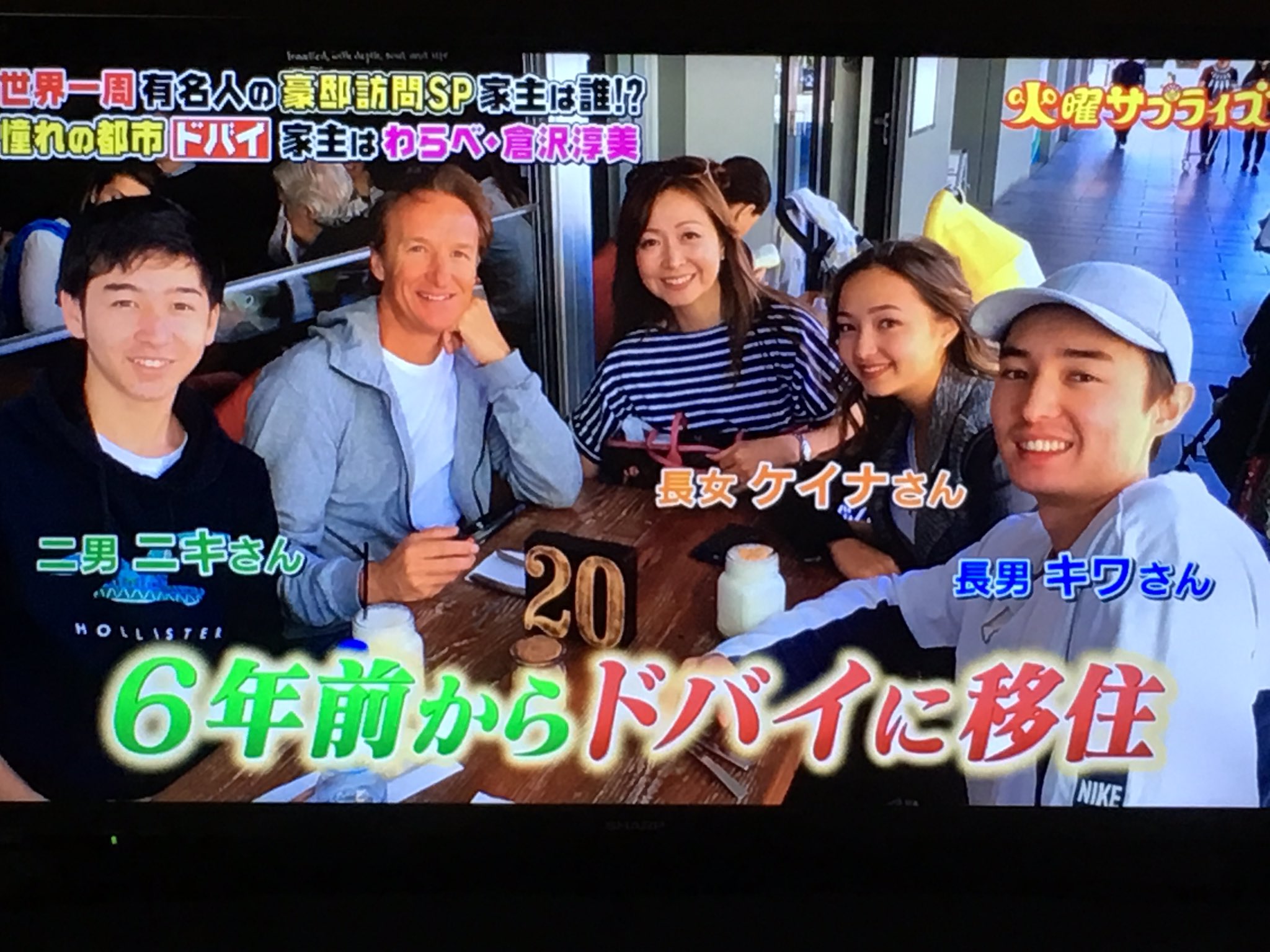 倉沢淳美 ドバイ ケイナ 倉沢淳美 ドバイ ケイナ