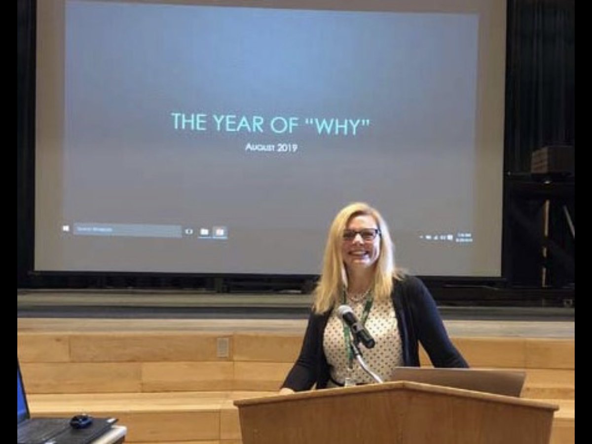 PowderMillRocks's tweet photo. Teachers are back to work and getting ready for students to arrive! Yesterday Superintendent Willard challenged us to find our Why! #PowderMillRocks https://t.co/v8RzbdLSHW