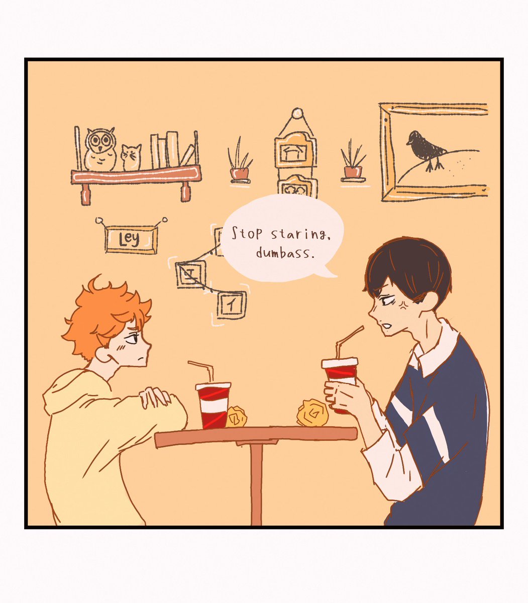 classes suspended means i have time to draw kagehina 

// power of staring // 