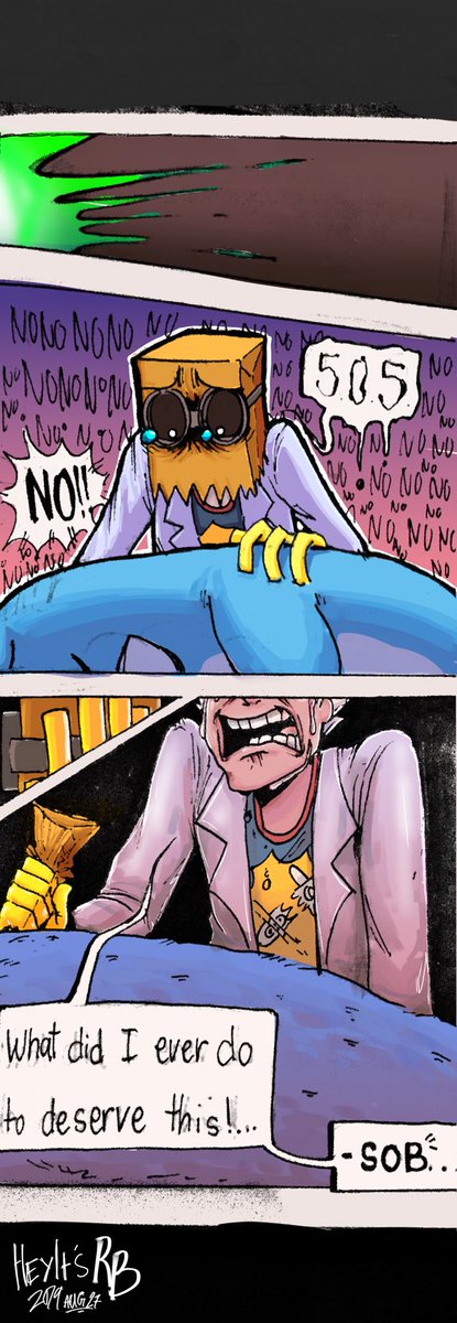 RecklessBucket2's tweet photo. I coloured it! 

#Villainous #Villanos #DrFlug #Fanart #Fancomic #AU #FiveOFive @AlanIturiel  @AIanimacion https://t.co/4QWy9mxItm
