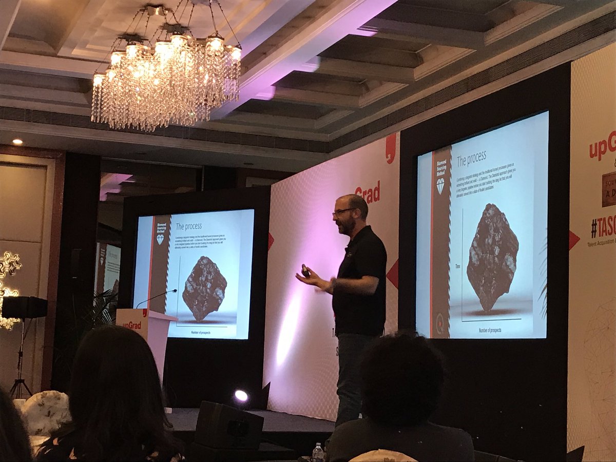 AshishPeshave's tweet image. @cmurdock explaining diamond sourcing process #TASCON19 #upgrad