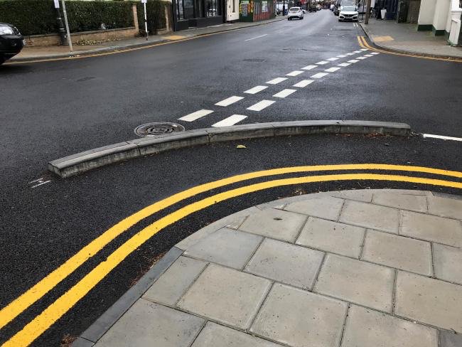 AnythingAutoUK's tweet photo. The latest 'safety dividers' don't really seem that safe... What do you think @WeAreCyclingUK  https://t.co/Ej8OjFFwkS https://t.co/ikvWl7eUFq