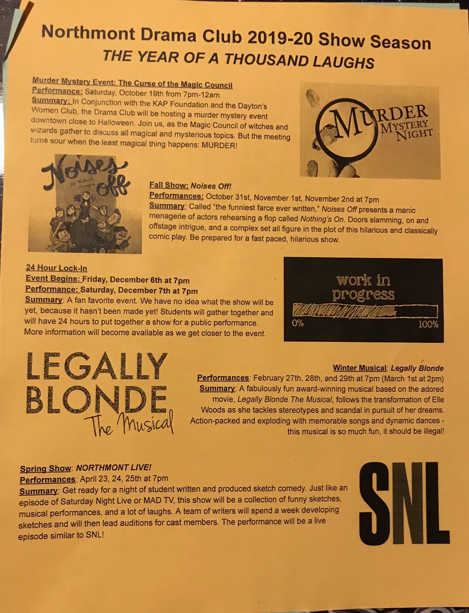 Here is our line up of shows and dates that you’ll need to know for this year!