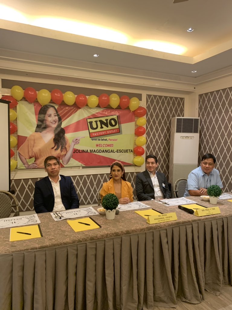 ppl_perry's tweet photo. UNO factory outlets welcomes Jolina Magdangal Escueta as their newest Brand Ambassador. Yun Oh Mom! 
Thank you for your trust. 
#showsomeppllove #pplartist #pplentertainmentinc #thankgodforanotherblessing #yunohpanalo @PPLENTINC @starmagicphils @mariajolina https://t.co/ydoei0NAP5